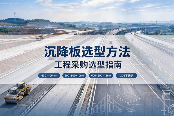 洛江沉降板选择方法