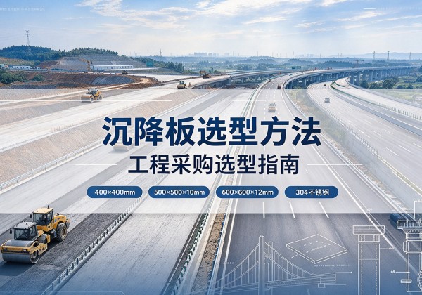 洛江沉降板选择方法